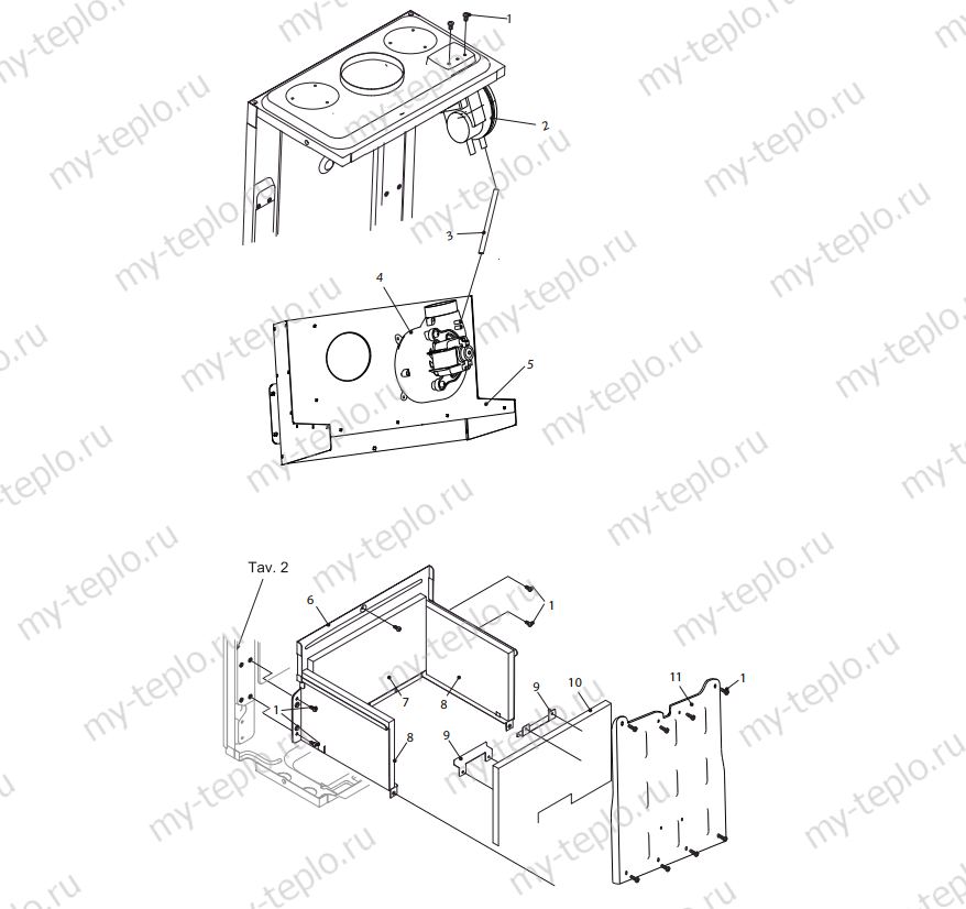Запчасти для котла Electrolux Basic X 18 Fi купить в Салехарде