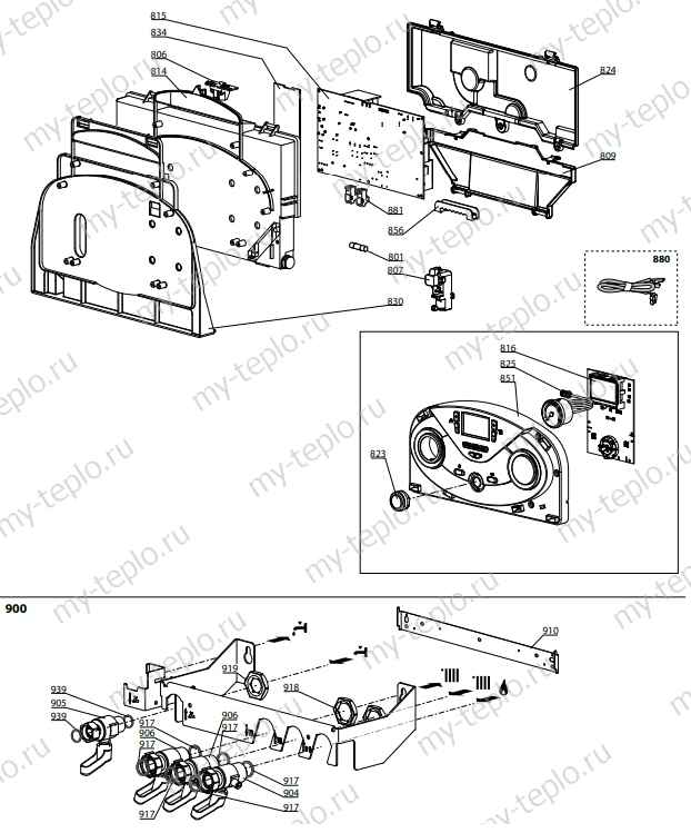 Запчасти Ariston CLAS B EVO 24 FF купить в Салехарде