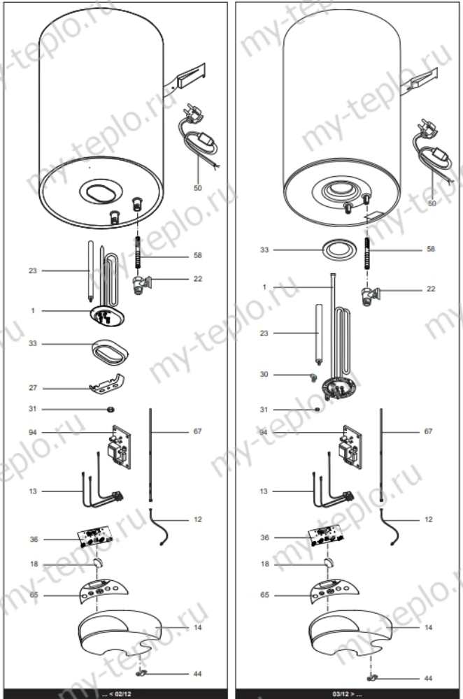 Запчасти Ariston ABS PRO PLUS PW 65 V SLIM купить в Салехарде